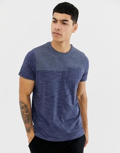 Меланжевая футболка с карманом Brave Soul - Кремовый