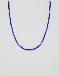 Ожерелье из бусин Icon Brand - Синий