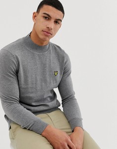 Серый джемпер с высоким воротом Lyle & Scott - Серый
