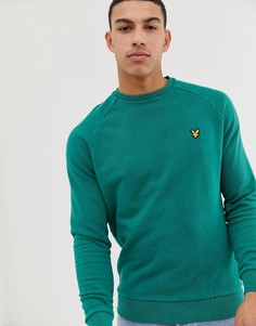 Зеленый выбеленный свитшот Lyle & Scott - Зеленый