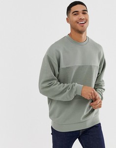 Серый свитшот свободного кроя ASOS DESIGN - Серый