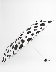 Зонт с принтом Lulu Guiness - Белый