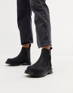 Черные кожаные ботинки челси Dr Martens 2976 Alyson - Черный