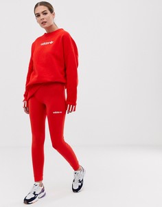 Красные леггинсы adidas Originals Coeeze - Красный