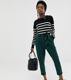 Брюки-галифе с поясом оби ASOS DESIGN Petite - Зеленый