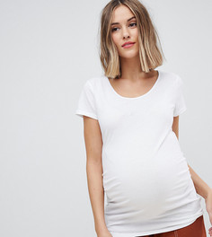 Белая базовая футболка New Look Maternity - Белый