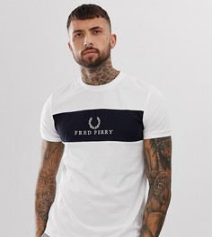 Белая футболка с вышивкой Fred Perry Sports Authentic эксклюзивно для ASOS - Белый