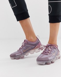 Сиреневые кроссовки Nike Vapormax 19 - Фиолетовый