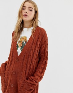 Яркий кардиган цвета корицы Brave Soul - Коричневый