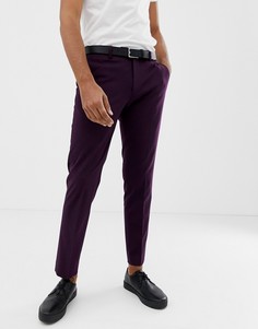 Стретчевые брюки слим Jack & Jones Premium - Фиолетовый