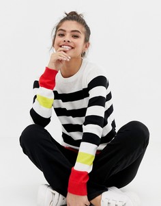 Джемпер с контрастными полосками Brave Soul tuscany - Черный