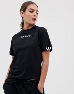 Черная футболка adidas Originals Coeeze - Черный