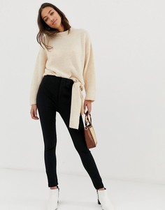 Брюки скинни из двойного трикотажа Free People - Черный