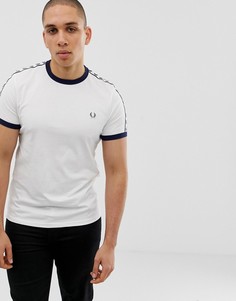 Белая футболка Fred Perry Sports Authentic - Белый