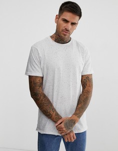 Белая футболка в крапинку Pull&Bear - Белый