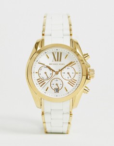 Золотисто-белые женские часы с хронографом Michael Kors MK6578 - Золотой