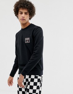 Свитер с логотипом на груди Love Moschino - Черный