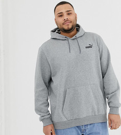 Худи серого цвета с логотипом Puma Essentials - Серый