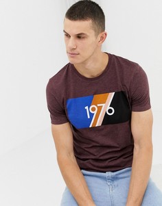 Красная футболка с принтом Celio 1976 - Красный
