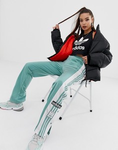 Спортивные брюки с кнопками adidas Originals adicolor - Серый