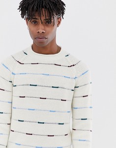 Трикотажный джемпер в крапинку Jack & Jones Originals - Кремовый