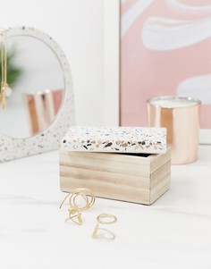 Деревянная шкатулка Chickidee terrazzo - Мульти