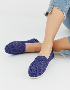 Туфли на шнуровке TOMS - Темно-синий