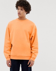 Свободный ярко-оранжевый свитшот ASOS DESIGN - Оранжевый