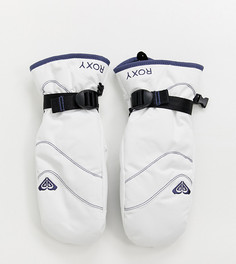 Белые лыжные варежки Roxy Jetty - Белый