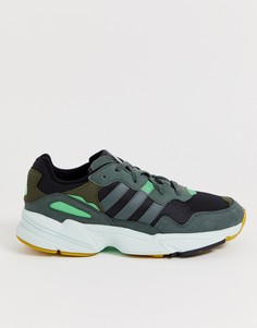 Серые кроссовки adidas Originals Yung-96 - Черный