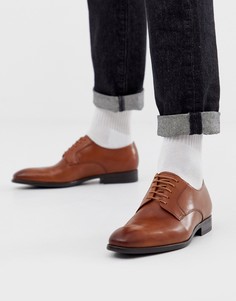 Светло-коричневые кожаные дерби PS Paul Smith Daniel - Рыжий