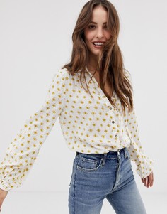 Боди Free People willow - Желтый