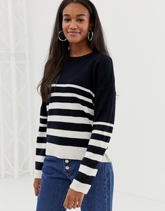 Джемпер в полоску Brave Soul Daffy - Темно-синий