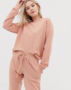 Свитшот из органического хлопка ASOS DESIGN - Розовый