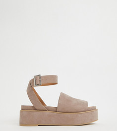 Сандалии на плоской платформе ASOS DESIGN - Бежевый