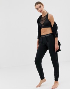 Джоггеры в стиле casual с логотипом Calvin Klein - Черный