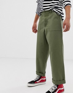 Комбинируемые брюки цвета хаки ASOS DESIGN - Зеленый
