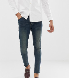 Темно-синие супероблегающие джинсы ASOS DESIGN Tall - Синий