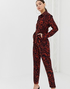 Комбинезон со звериным принтом Boohoo - Мульти