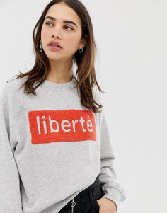 Свитшот с принтом Only Lotta liberte - Красный