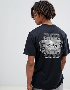 Черная футболка Volcom - Черный