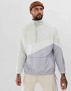 Серая куртка с молнией и галочкой Nike Vaporwave - Черный