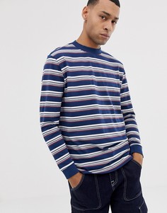 Свободный лонгслив в полоску ASOS DESIGN - Мульти