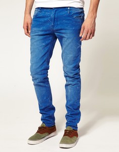 Синие зауженные джинсы ASOS - Синий
