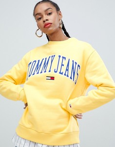 Свитшот с логотипом Tommy Jeans - Желтый