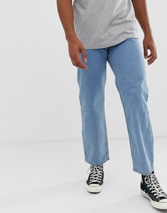 Синие джинсы с широкими штанинами Pull&Bear Join Life - Синий