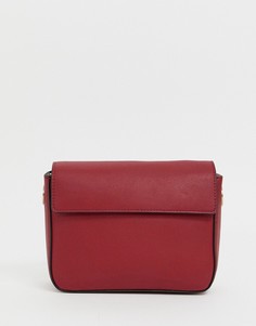 Маленькая сумка на плечо с цепочкой Calvin Klein - Красный