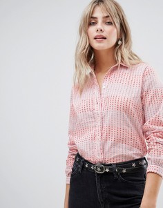 Рубашка из вискозы с принтом Maison Scotch - Мульти