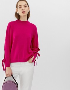 Oversize-джемпер с завязками на рукавах Max & Co - Розовый
