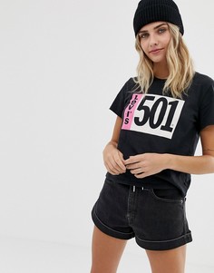 Футболка с логотипом Levis Extra 501 - Черный Levis®